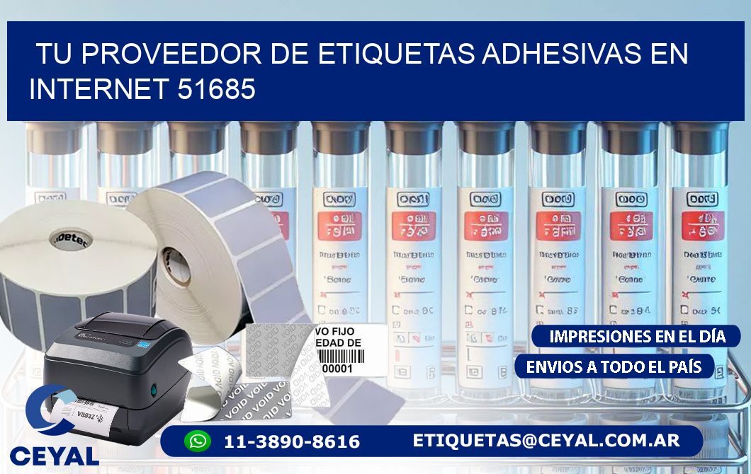 Tu Proveedor de Etiquetas Adhesivas en Internet 51685