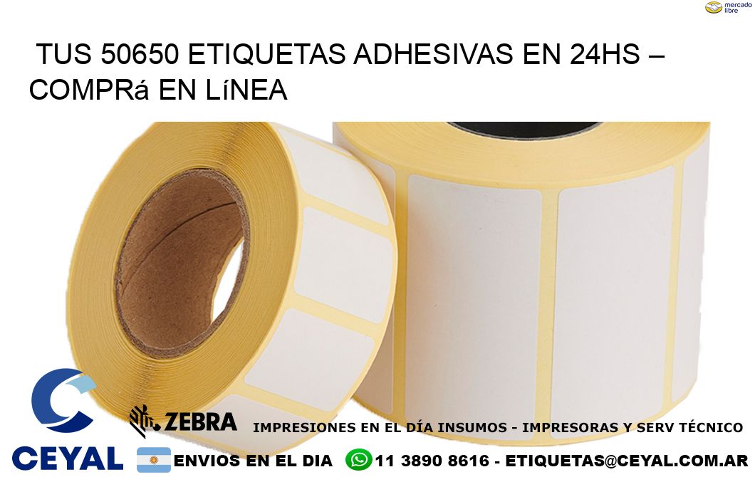 Tus 50650 Etiquetas Adhesivas en 24hs – Comprá en Línea