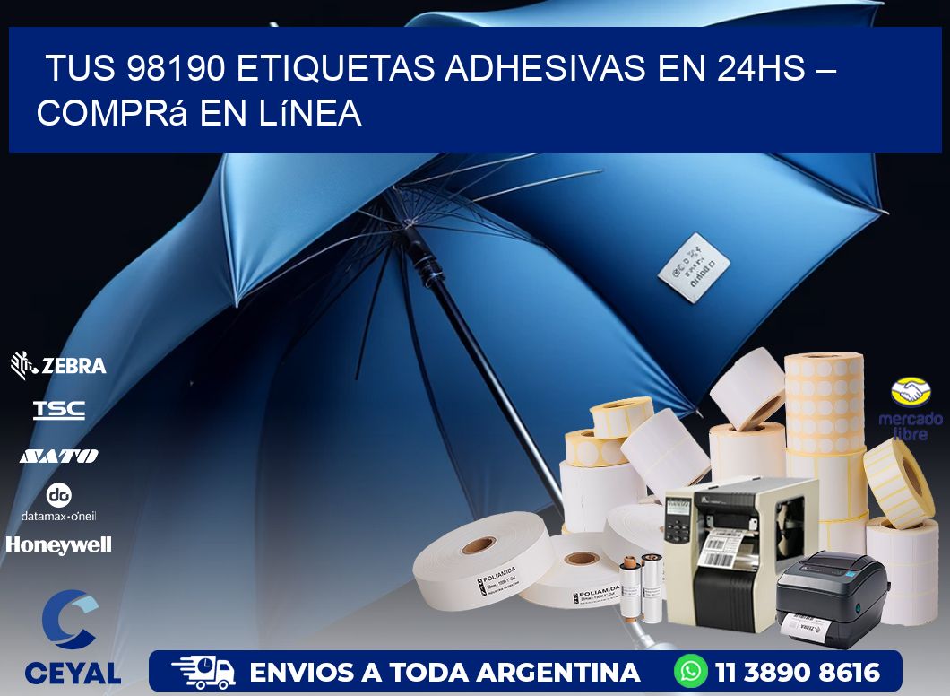 Tus 98190 Etiquetas Adhesivas en 24hs – Comprá en Línea