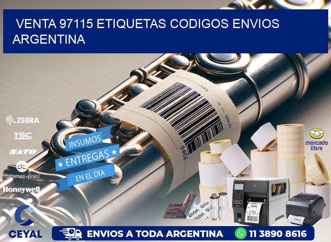 VENTA 97115 ETIQUETAS CODIGOS ENVIOS ARGENTINA