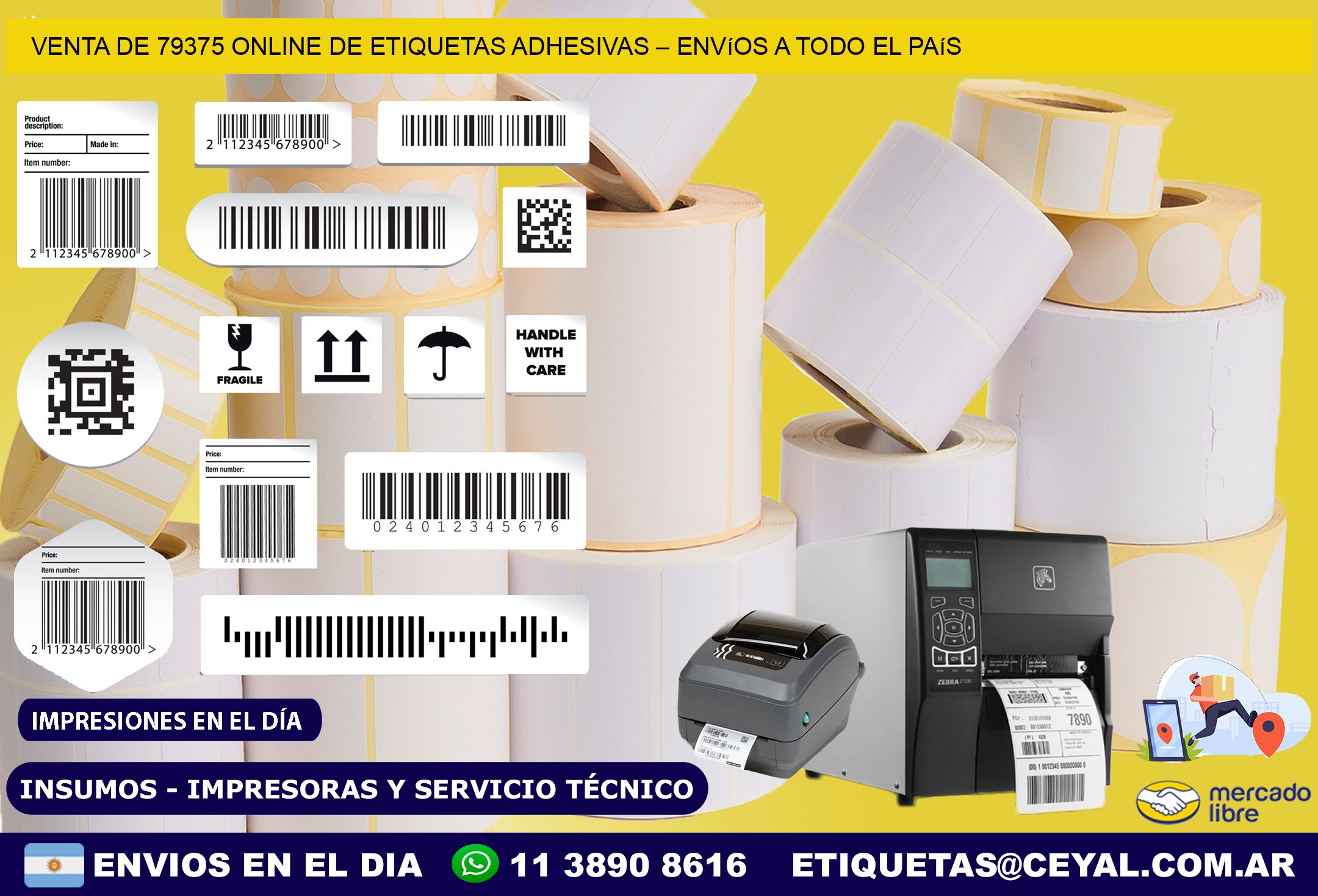 Venta de 79375 Online de Etiquetas Adhesivas – Envíos a Todo el País