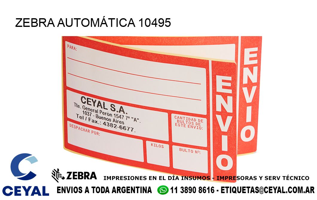 ZEBRA AUTOMÁTICA 10495