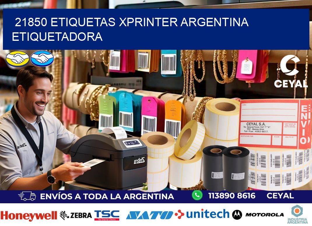 21850 etiquetas xprinter argentina ETIQUETADORA