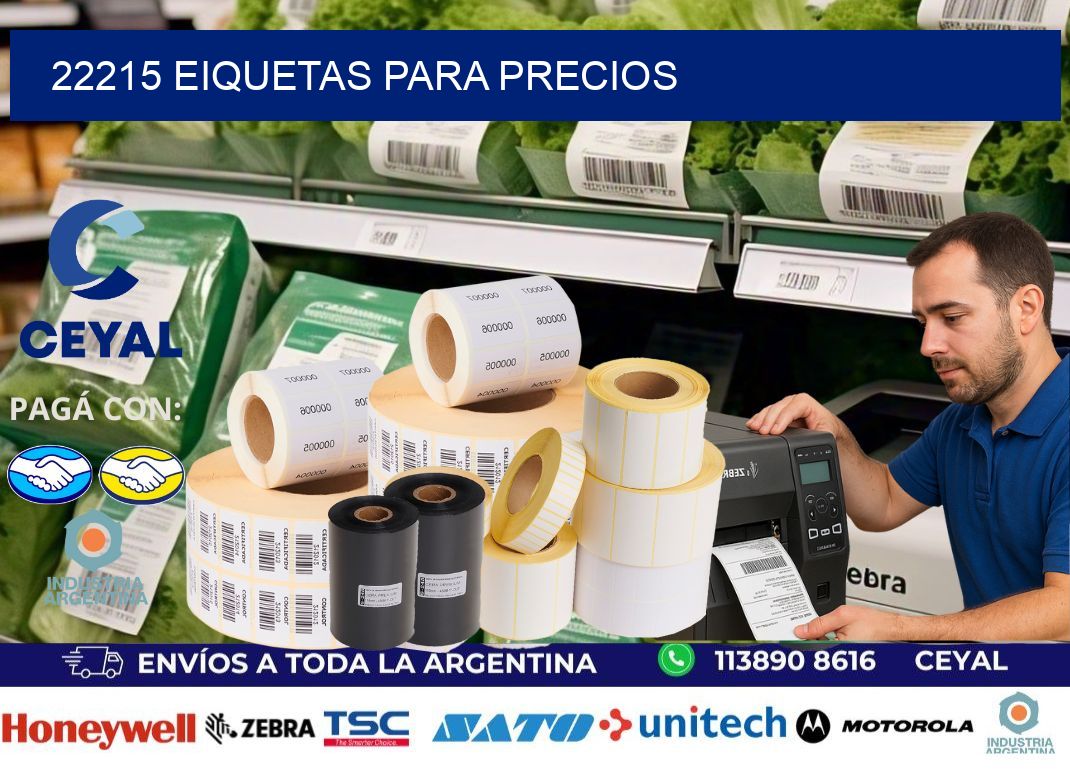 22215 EIQUETAS PARA PRECIOS