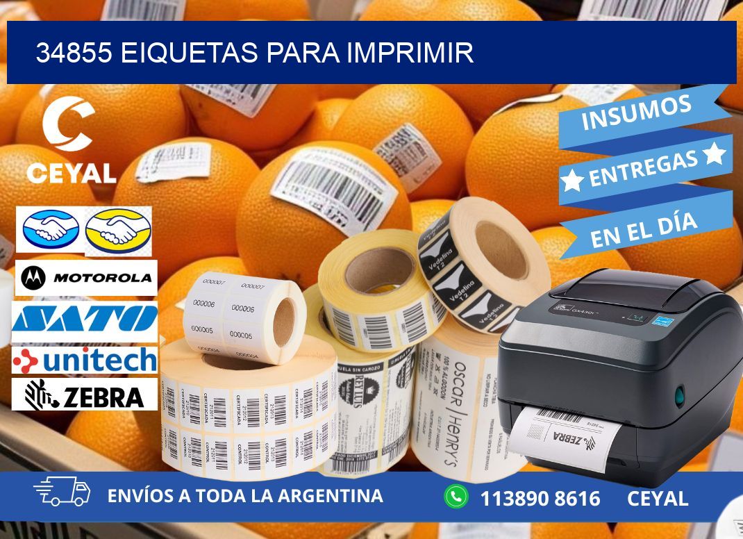 34855 EIQUETAS PARA IMPRIMIR