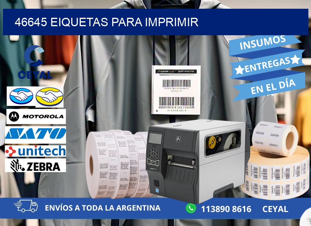46645 EIQUETAS PARA IMPRIMIR