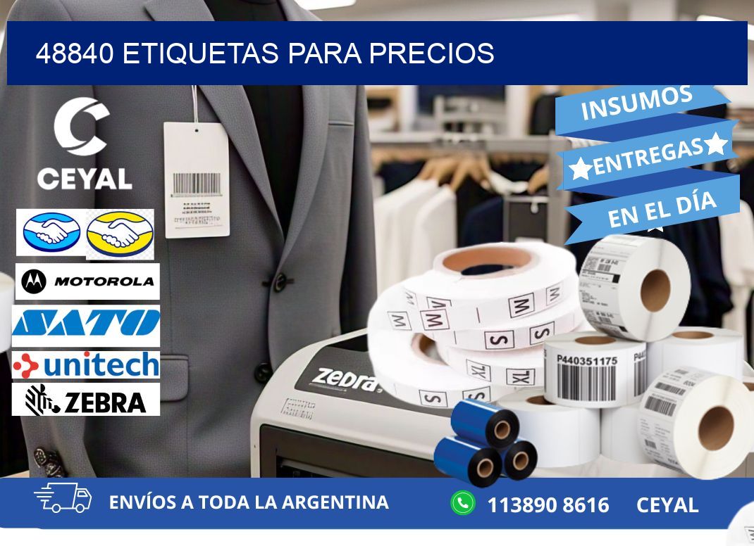48840 ETIQUETAS PARA PRECIOS