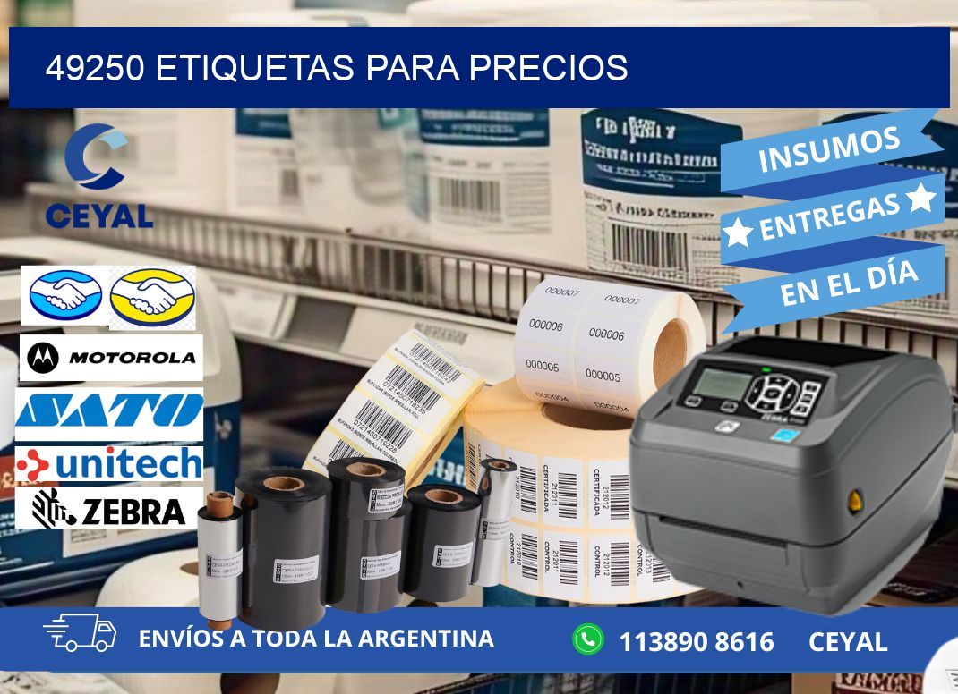 49250 ETIQUETAS PARA PRECIOS