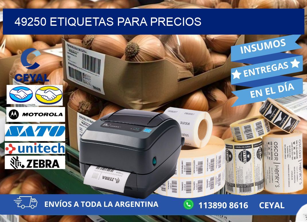 49250 ETIQUETAS PARA PRECIOS