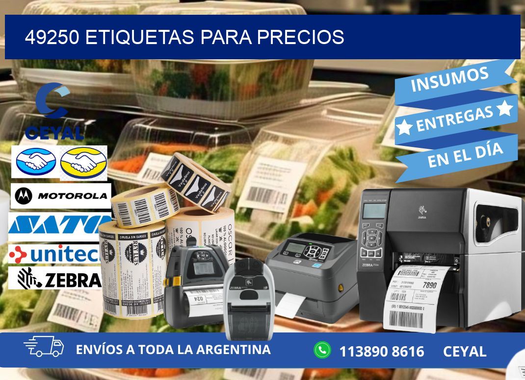 49250 ETIQUETAS PARA PRECIOS
