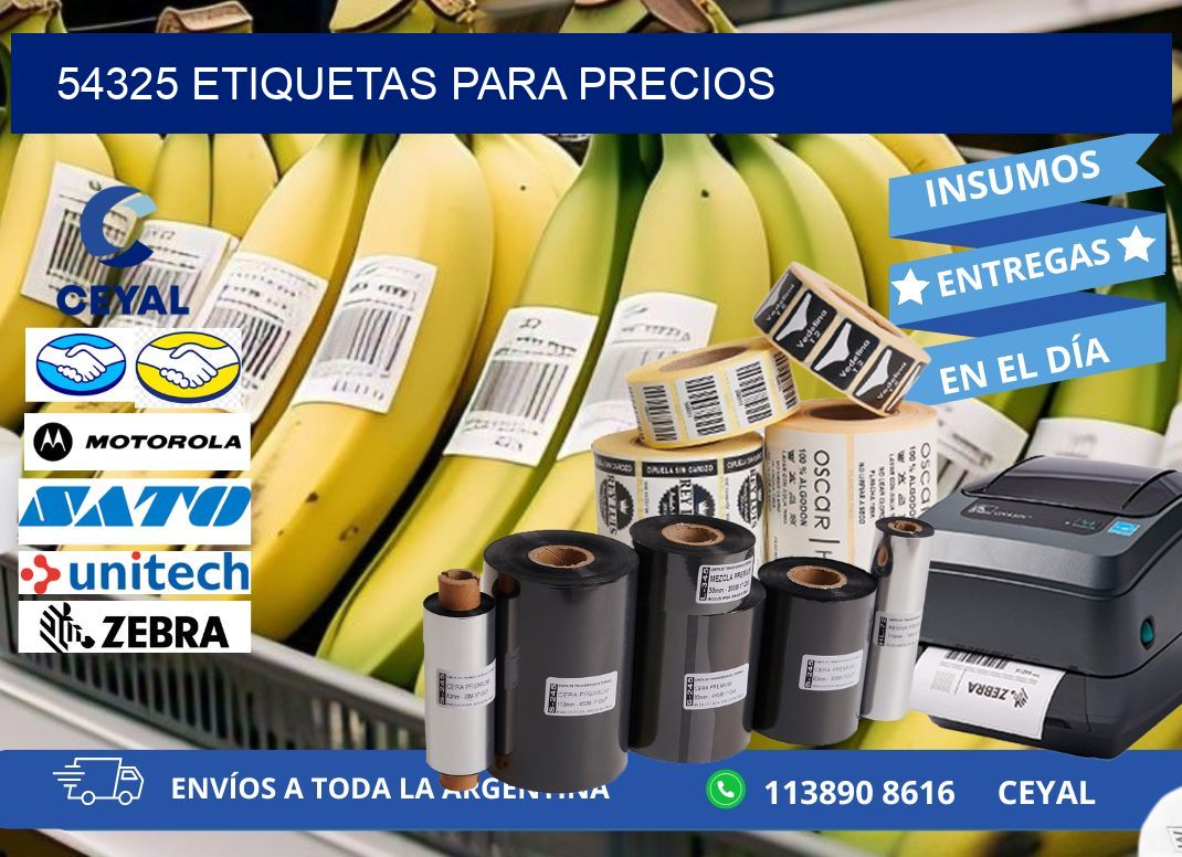 54325 ETIQUETAS PARA PRECIOS