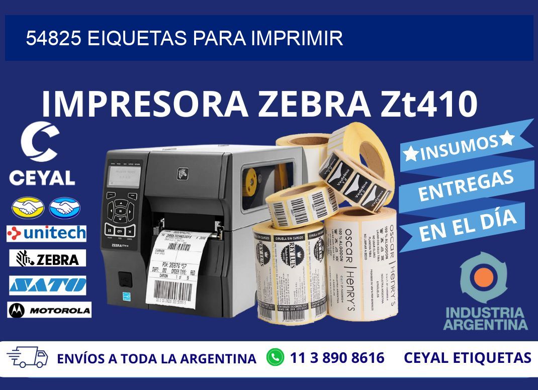 54825 EIQUETAS PARA IMPRIMIR