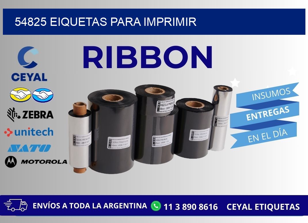 54825 EIQUETAS PARA IMPRIMIR
