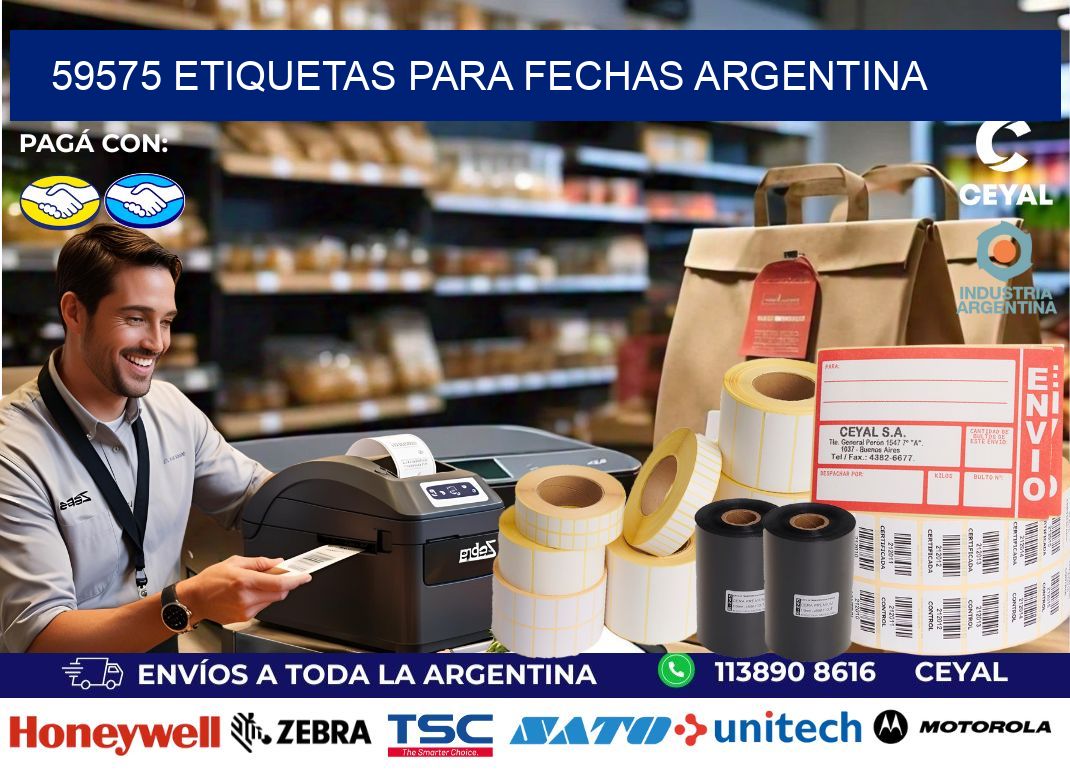 59575 ETIQUETAS PARA FECHAS ARGENTINA