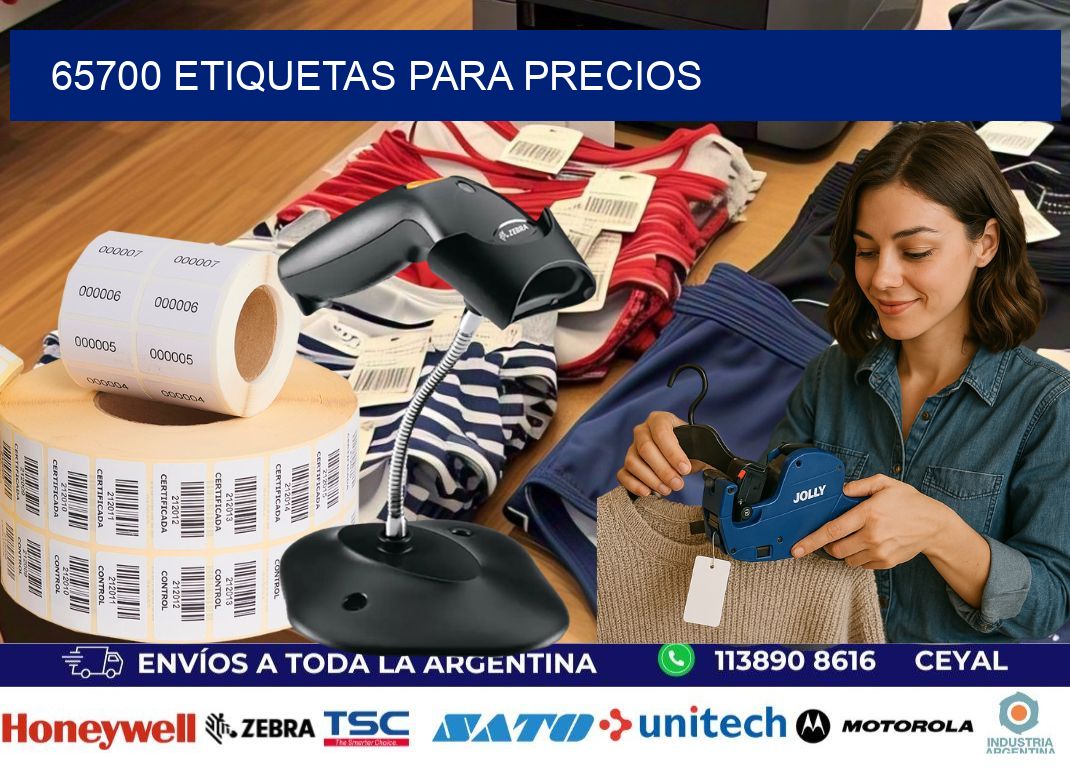 65700 ETIQUETAS PARA PRECIOS