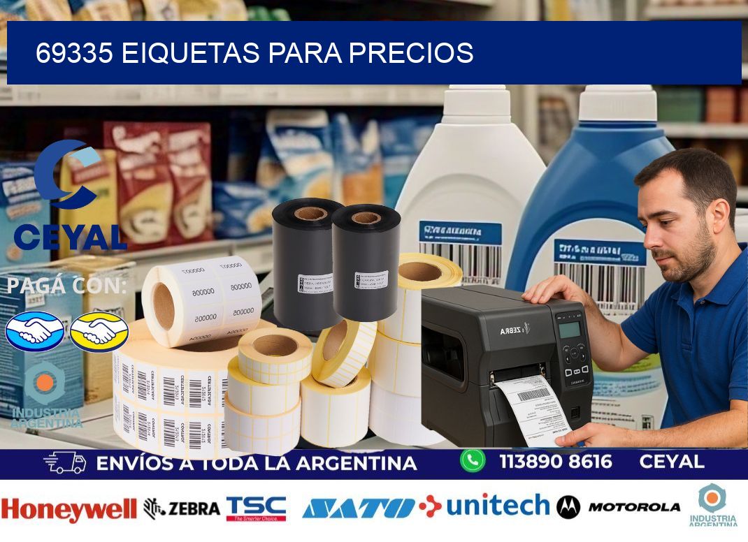 69335 EIQUETAS PARA PRECIOS