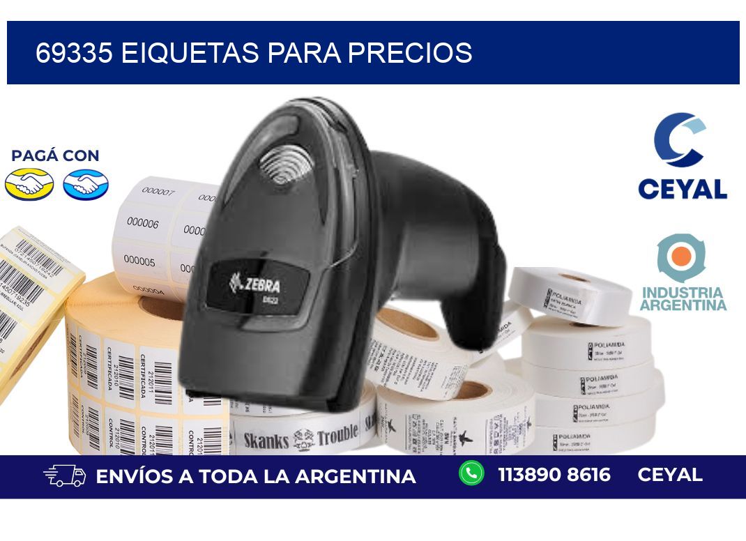69335 EIQUETAS PARA PRECIOS