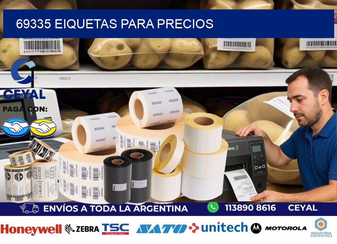 69335 EIQUETAS PARA PRECIOS