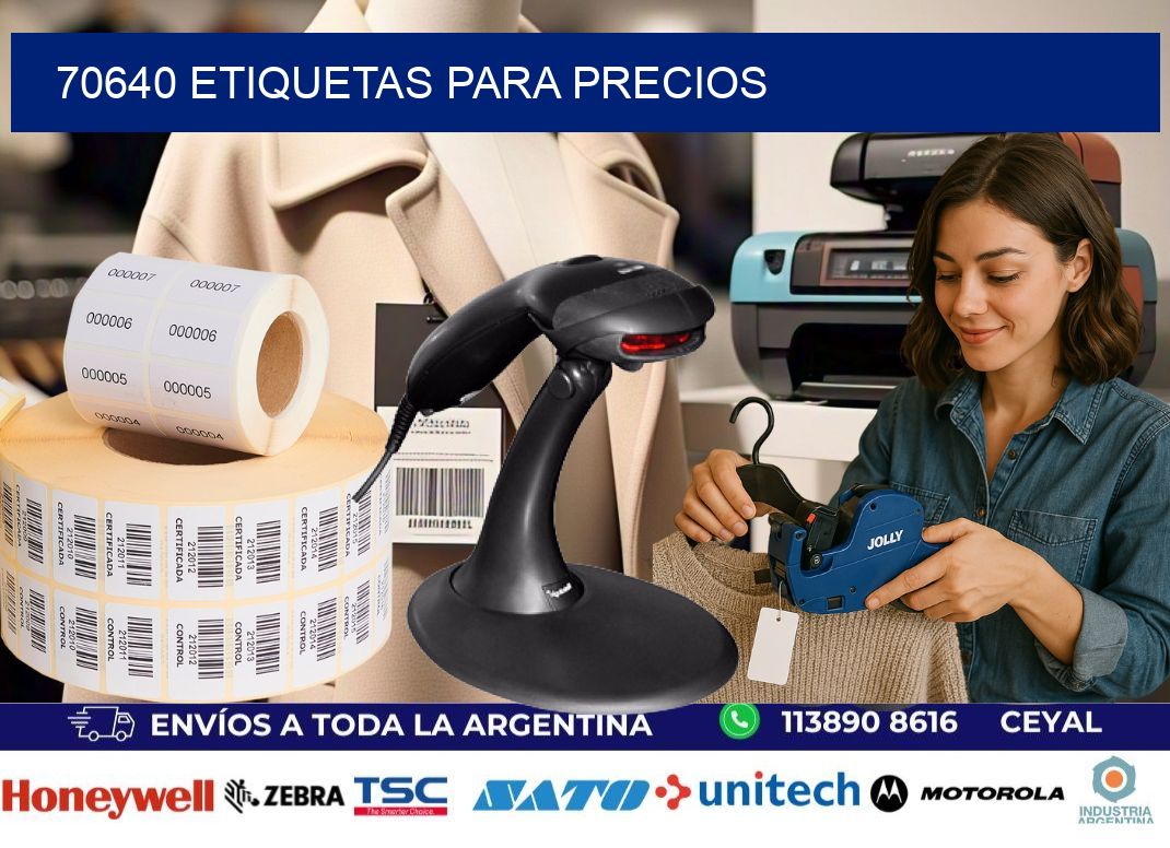 70640 ETIQUETAS PARA PRECIOS