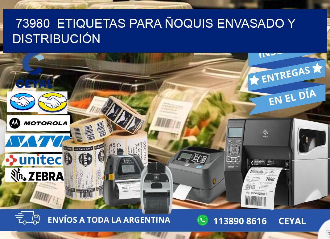 73980  ETIQUETAS PARA ÑOQUIS ENVASADO Y DISTRIBUCIÓN
