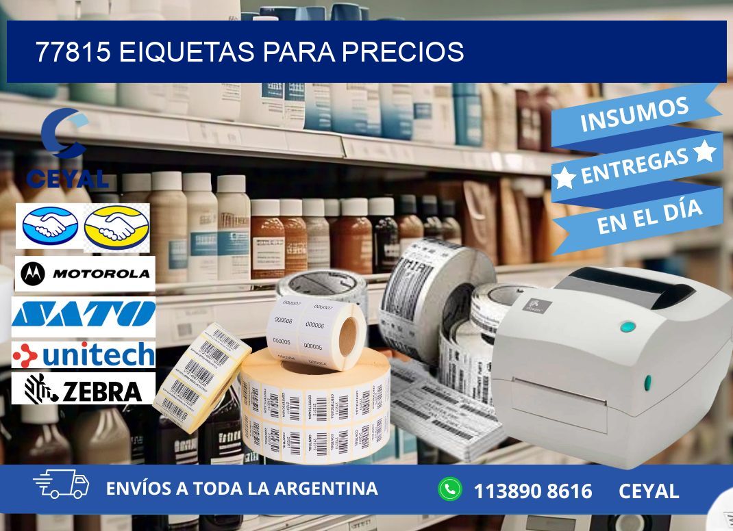 77815 EIQUETAS PARA PRECIOS