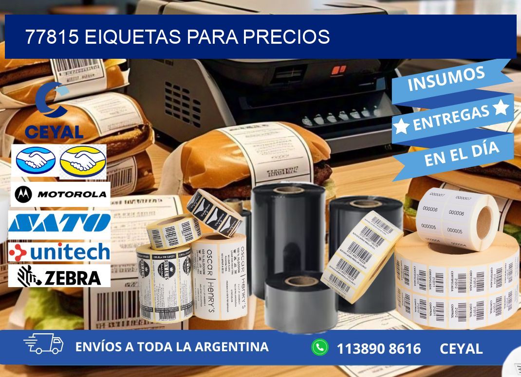77815 EIQUETAS PARA PRECIOS
