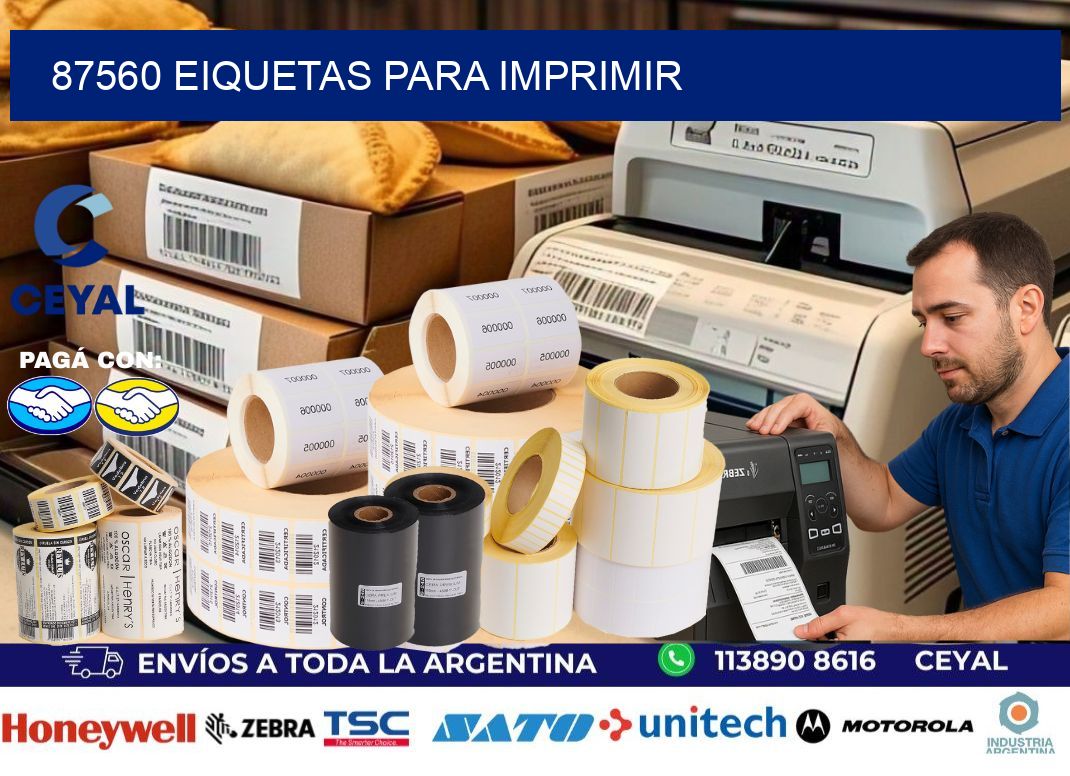 87560 EIQUETAS PARA IMPRIMIR