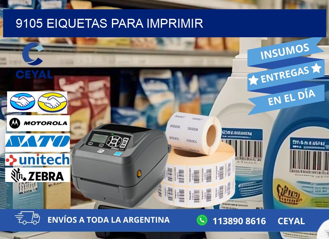 9105 EIQUETAS PARA IMPRIMIR