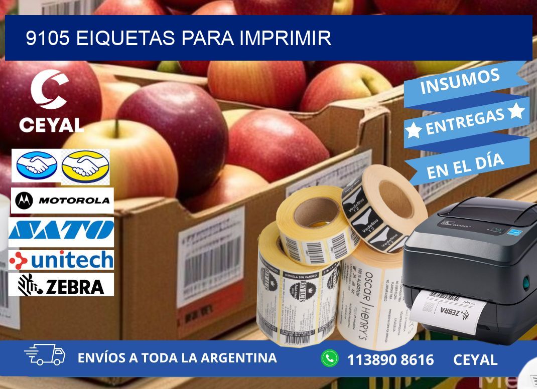 9105 EIQUETAS PARA IMPRIMIR