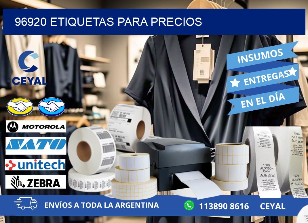 96920 ETIQUETAS PARA PRECIOS