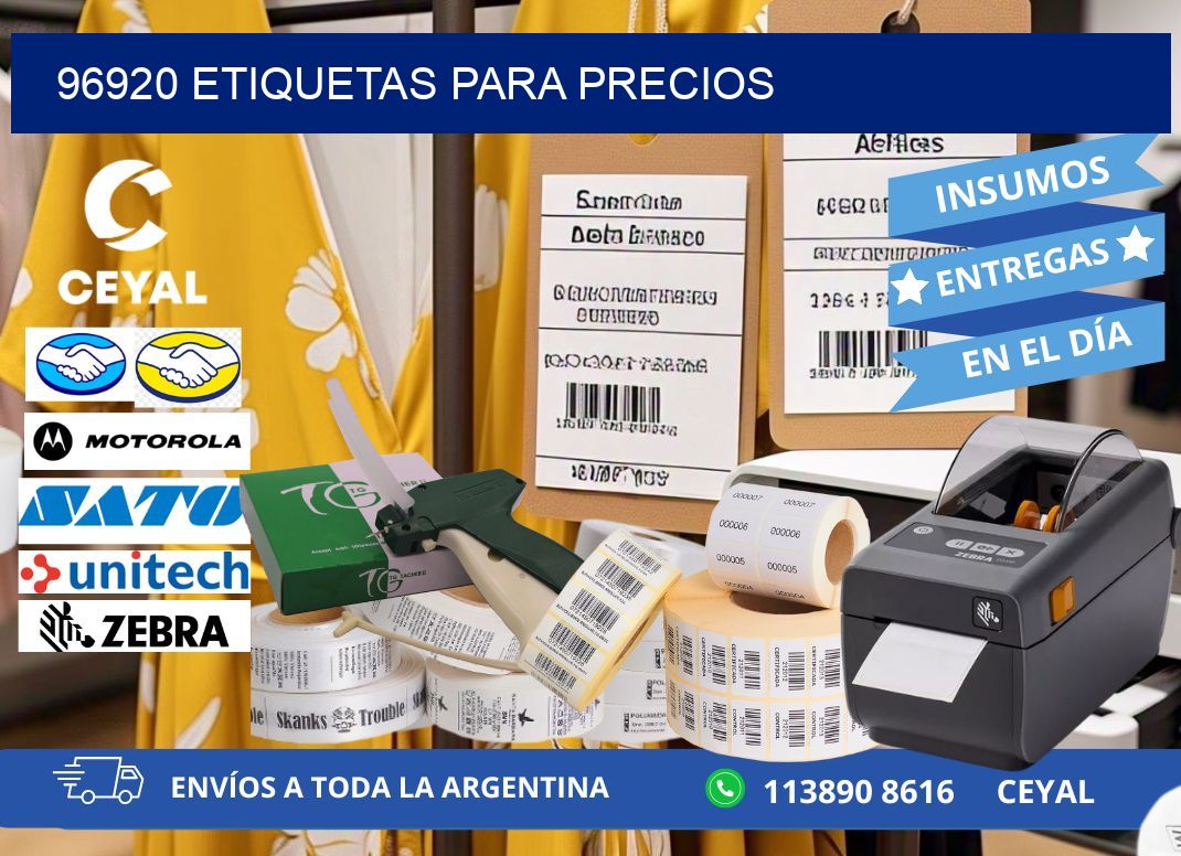96920 ETIQUETAS PARA PRECIOS
