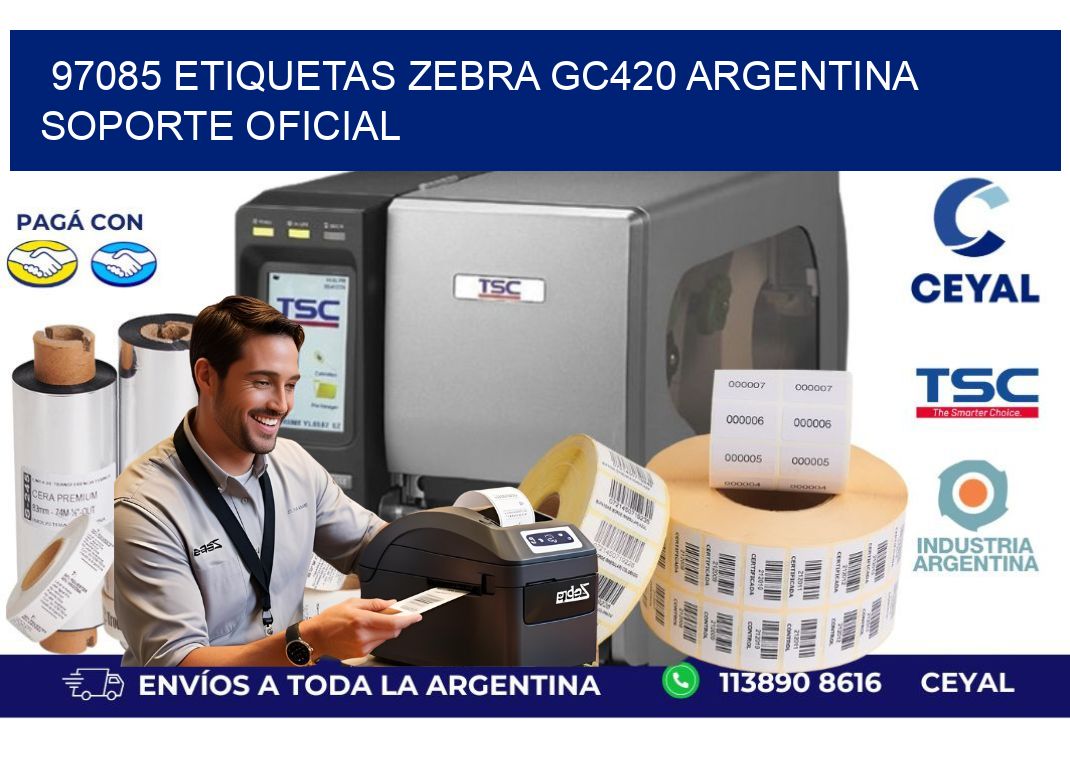 97085 etiquetas zebra gc420 argentina SOPORTE OFICIAL
