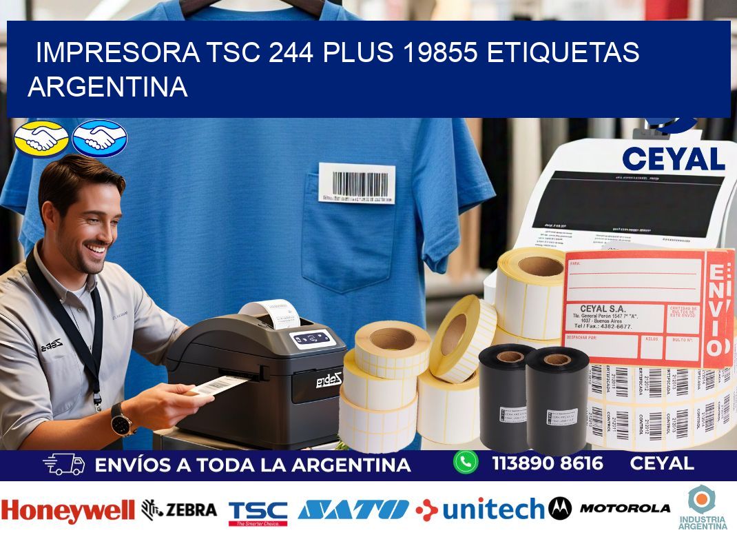 Impresora tsc 244 plus 19855 etiquetas argentina