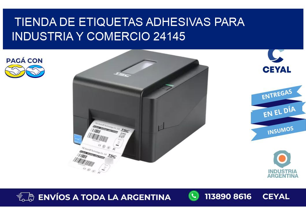 Tienda de Etiquetas Adhesivas para Industria y Comercio 24145