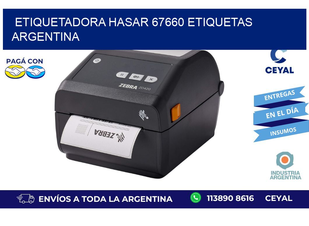 etiquetadora hasar 67660 etiquetas argentina