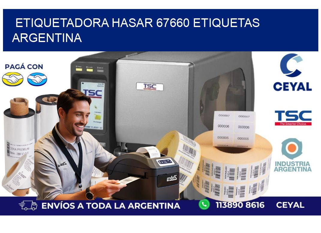etiquetadora hasar 67660 etiquetas argentina