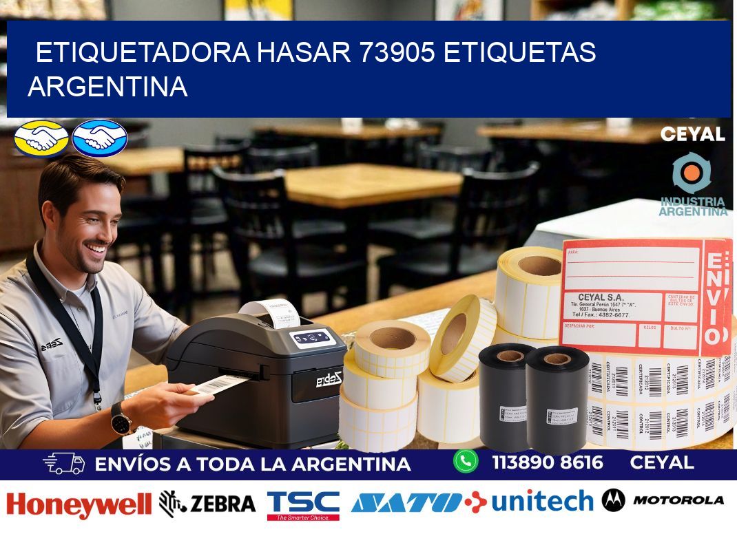 etiquetadora hasar 73905 etiquetas argentina