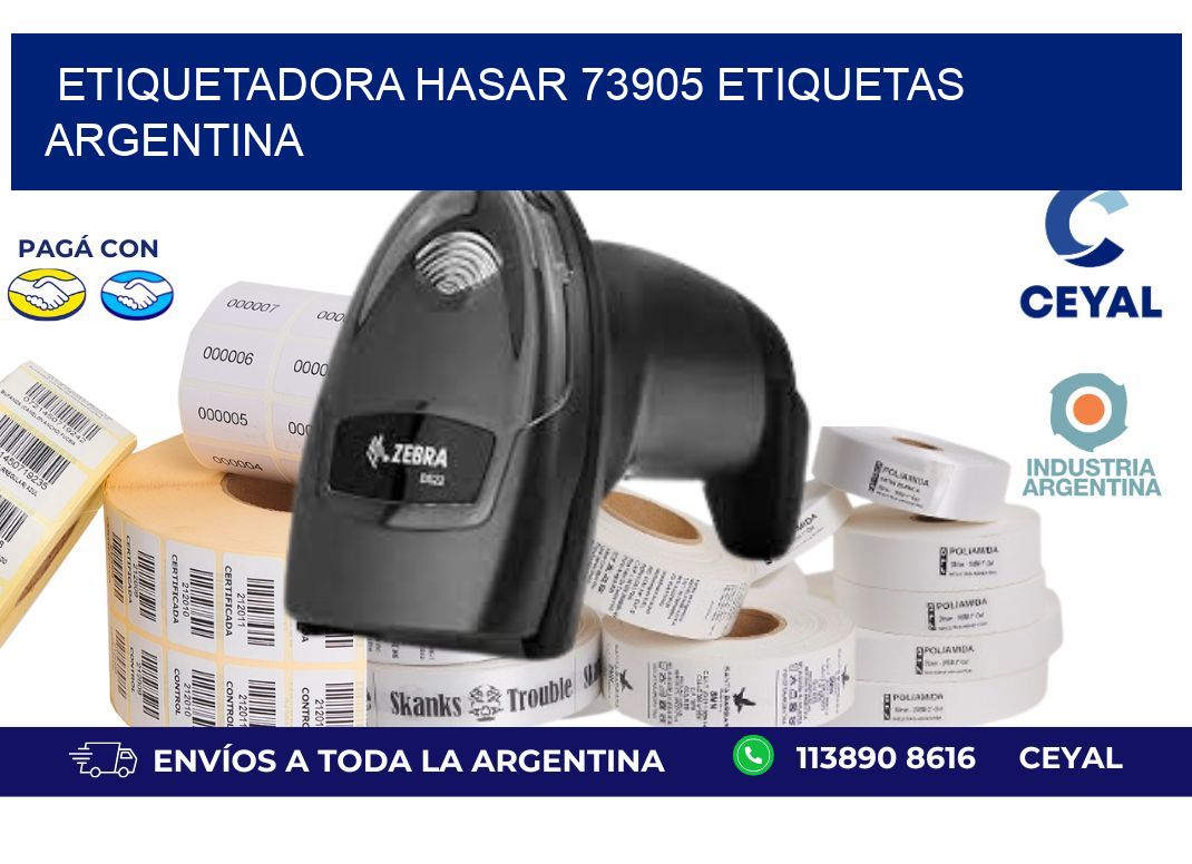 etiquetadora hasar 73905 etiquetas argentina
