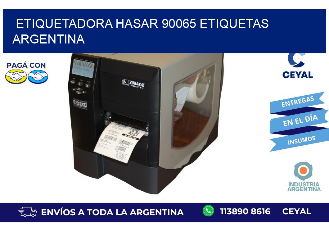 etiquetadora hasar 90065 etiquetas argentina