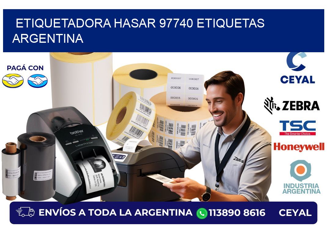 etiquetadora hasar 97740 etiquetas argentina