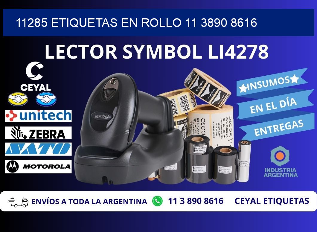 11285 ETIQUETAS EN ROLLO 11 3890 8616