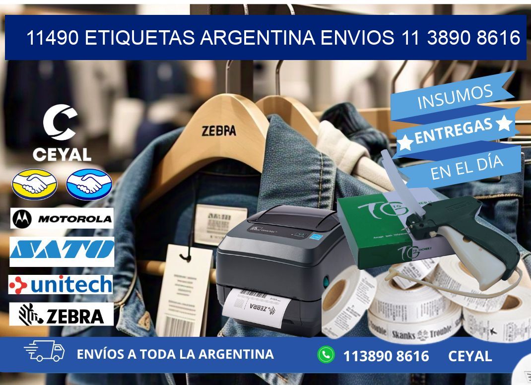 11490 ETIQUETAS ARGENTINA ENVIOS 11 3890 8616