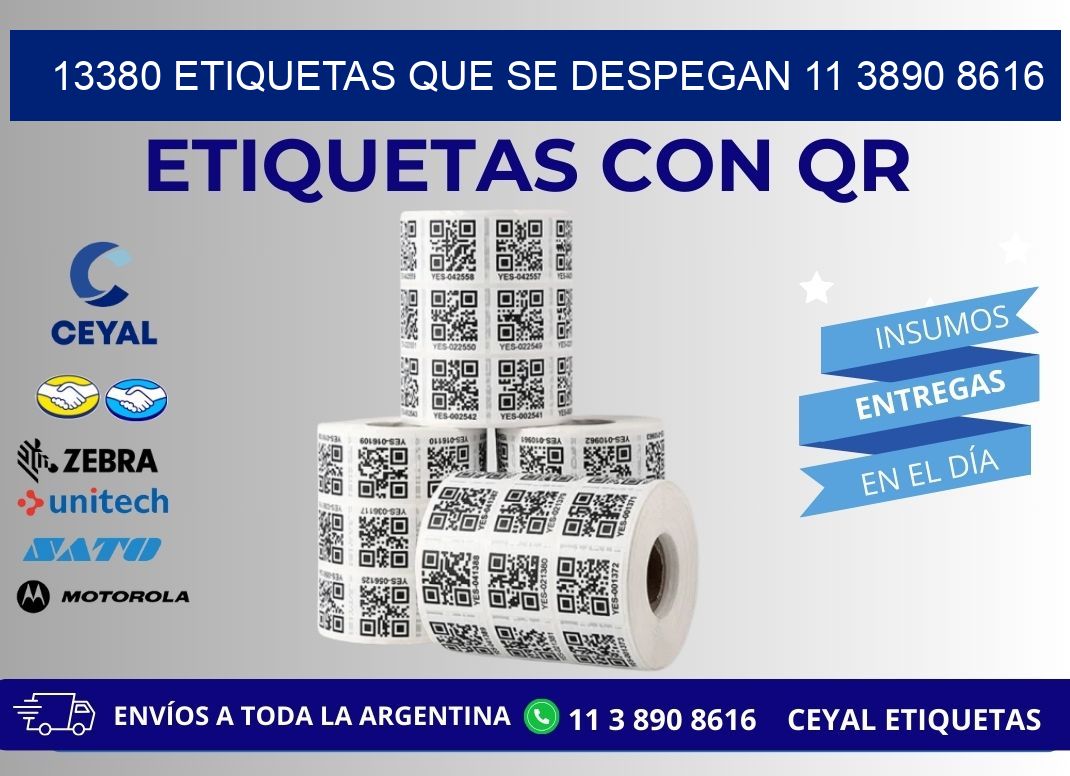 13380 ETIQUETAS QUE SE DESPEGAN 11 3890 8616