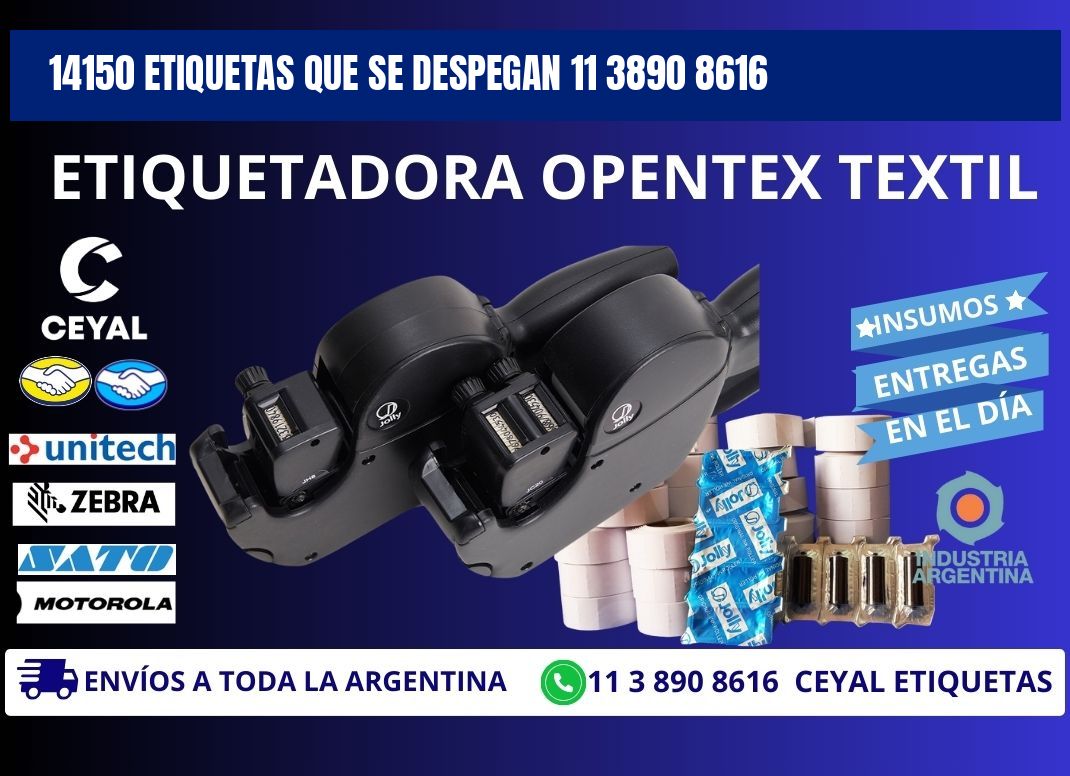 14150 ETIQUETAS QUE SE DESPEGAN 11 3890 8616