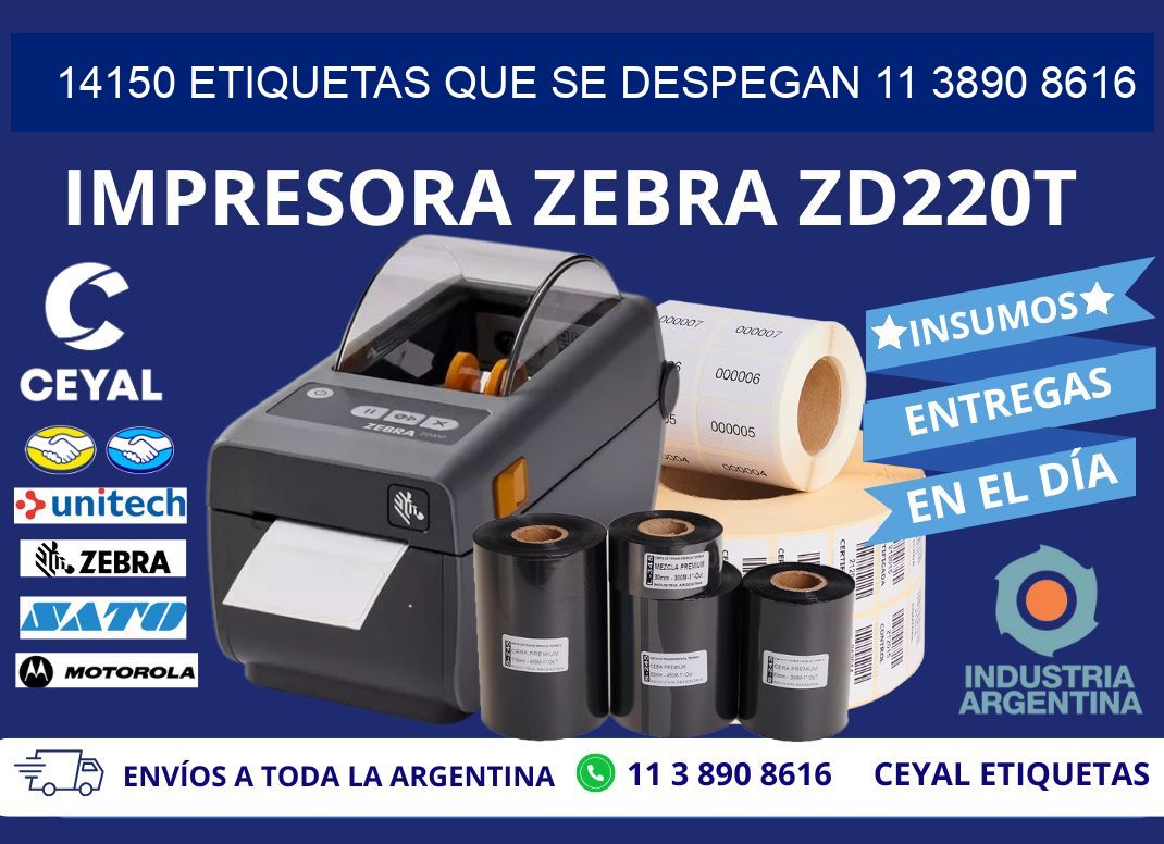 14150 ETIQUETAS QUE SE DESPEGAN 11 3890 8616