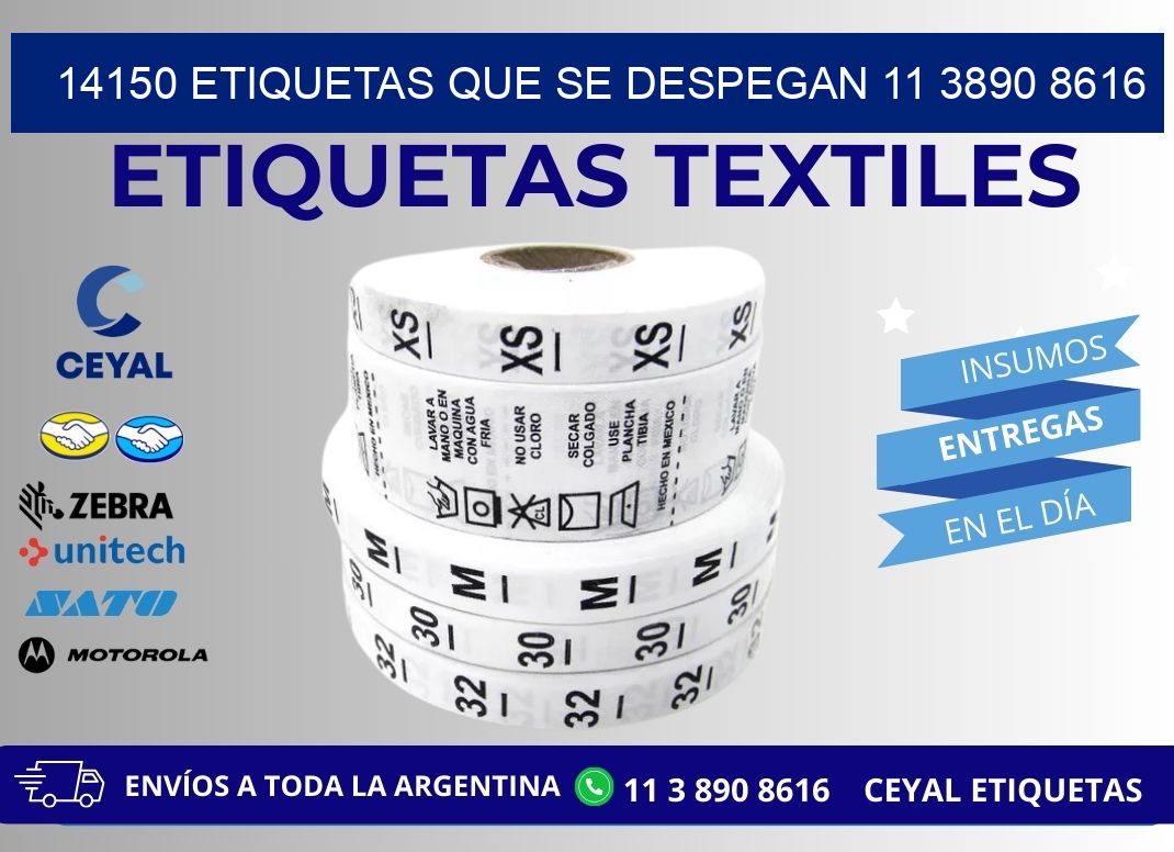 14150 ETIQUETAS QUE SE DESPEGAN 11 3890 8616