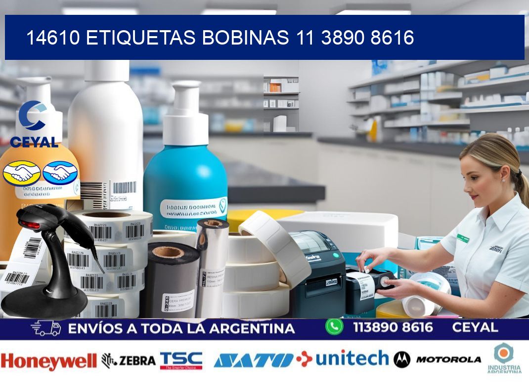 14610 ETIQUETAS BOBINAS 11 3890 8616