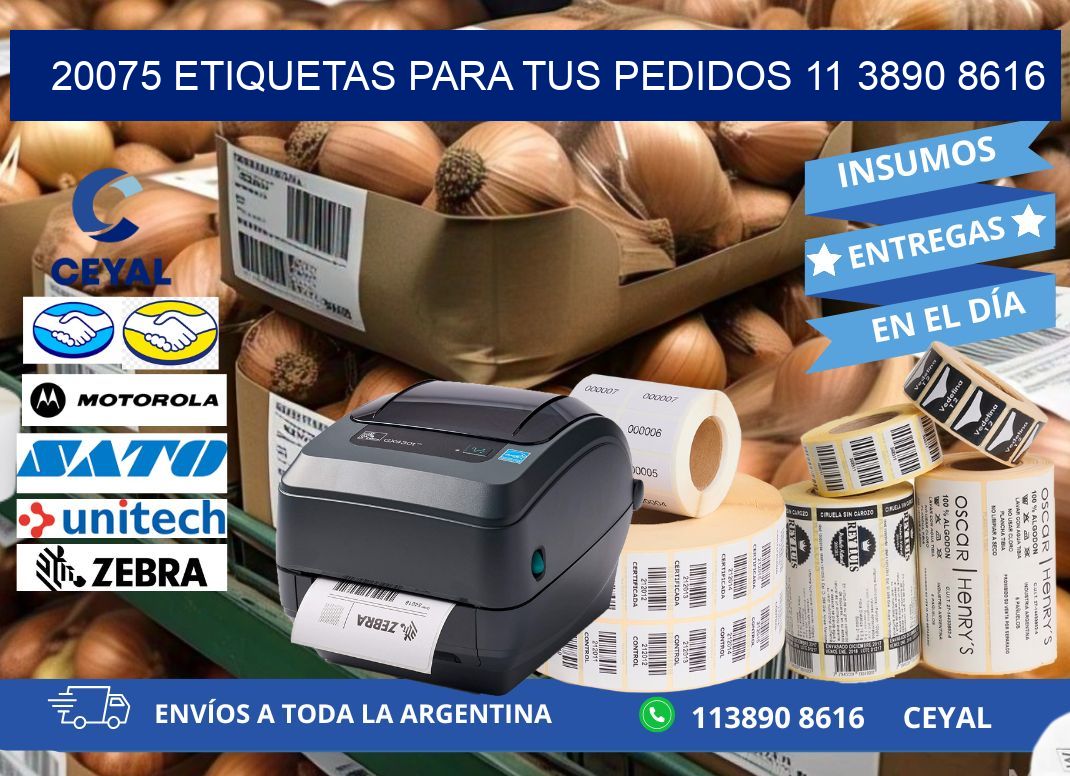 20075 ETIQUETAS PARA TUS PEDIDOS 11 3890 8616