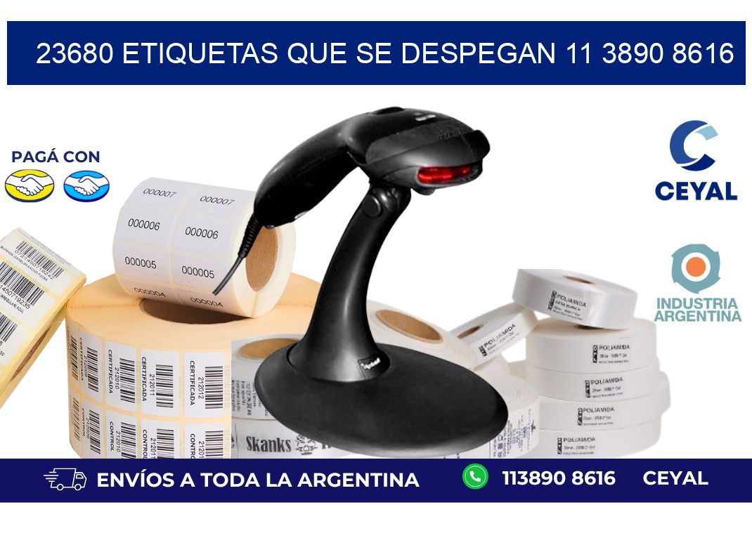 23680 ETIQUETAS QUE SE DESPEGAN 11 3890 8616