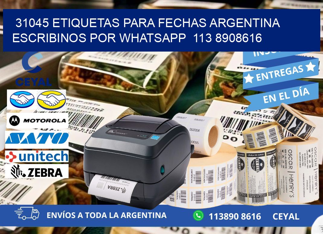 31045 ETIQUETAS PARA FECHAS ARGENTINA ESCRIBINOS POR WHATSAPP  113 8908616